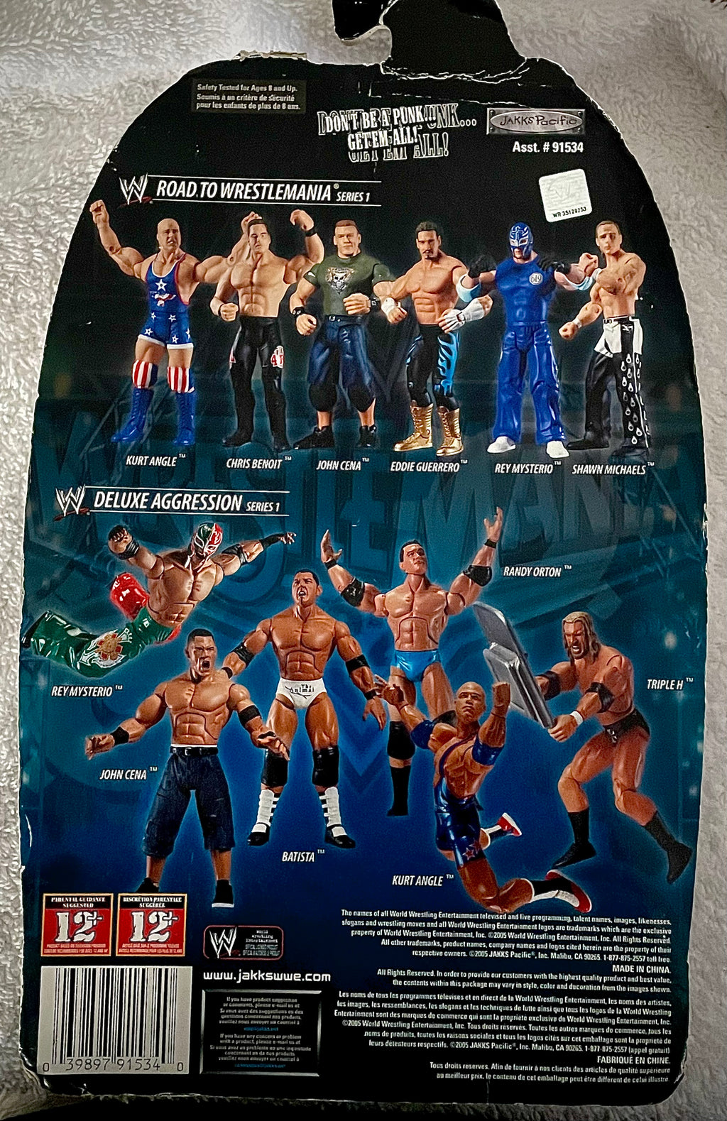 Jakks Pacific WWE Road to Wrestle mania 22 Series 1 Eddie Guerrero Action Figure